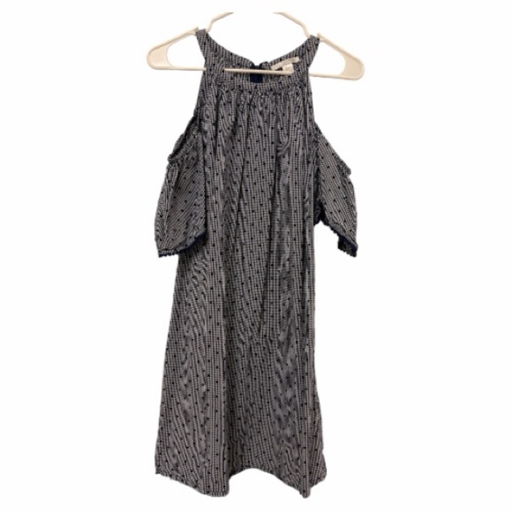 London Times Navy and White Mini Dress